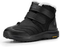 FitVille Mens Extra Wide Snow Boots Outdoor Mens Winter Wide Boots, Lightweight Wide Width Mens Winter Boots Waterproof Insulated V3
