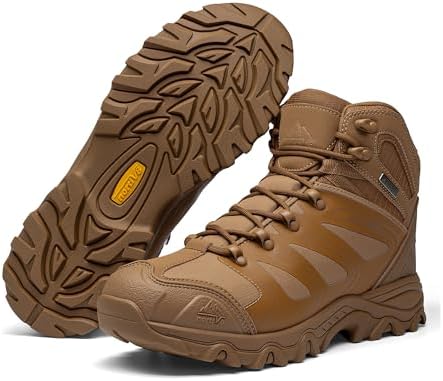 NORTIV 8 Men's Ankle High Waterproof Hiking Boots