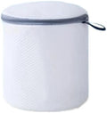 Laundry Bag Reusable Mesh Wash Bag With Non Rust Zipper Clothes Protection Net Washing Machine Universal(1PC-15x16CM)