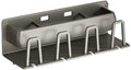 Toothbrush Rack Aluminum Toothbrush Holder Gun Gray Toothpaste Holder Multi-storage Space Storage Bracket Wall-mounted No Punching Required Bathroom Toothbrush Holder(S52cm)