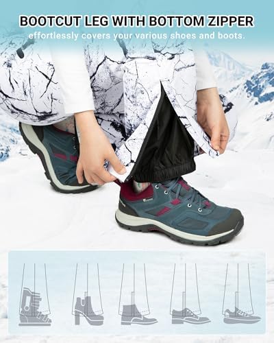 33,000ft Women's Snow Pants Ski Insulated Snowboard Winter Waterproof Warm