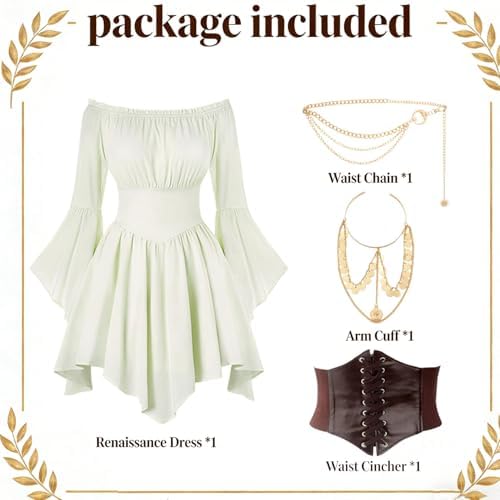 Renaissance Costume Women Pirate outfit Ren Fairy Dress Halloween Costume