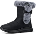 SHIBEVER Warm Winter Boots for Women: Snow Comfortable Casual Walking Boot