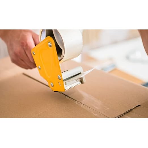 Heavy Duty Clear Packing Tape 6 Rolls 2 Inch x 110 Yards (330 Feet) Per Roll Carton Sealing Tape for Shipping Packaging Moving Office Storage & Tape Gun Refills 2 Mil 660 Total Yards