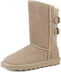 DREAM PAIRS Women's Mid Calf Winter Snow Boots