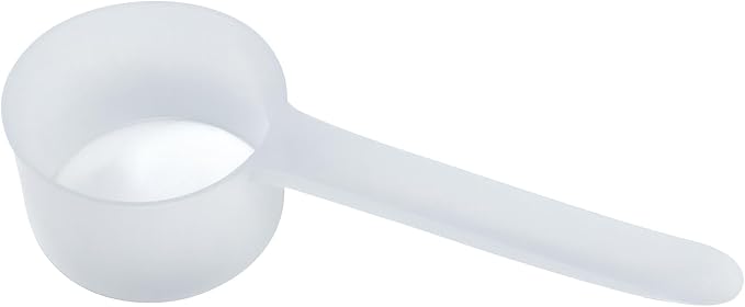 8 Teaspoon (39 mL | 1.32 Oz.) Long Handle Plastic Measuring Scoop for Coffee, Protein Powder, Pet Food, Spices, Grains, Dry Goods – Food-Grade BPA-Free (Pack of 1)