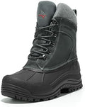 NORTIV 8 Men's Insulated Waterproof Winter Snow Boots TERREY