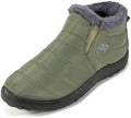 HARENCE Snow Boots for Women Winter Boot with Comfortable Warm Fur Lined Ankle Booties Outdoor Slip On Waterproof Short Boots