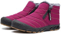 Jakcuz Women Snow Boots Water-resistant Side Zipper