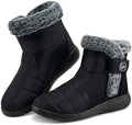 Winter Snow Boots for Women: Comfortable Warm Fur Lined Ankle Booties Non Slip Waterproof Boots for Outdoor Walking