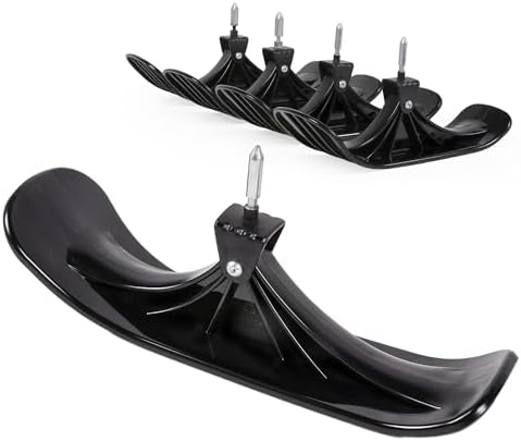HOMBEBTTA Wagon Sled Board Attachment, Ski-Style Glider for Collapsible Wagon Cart