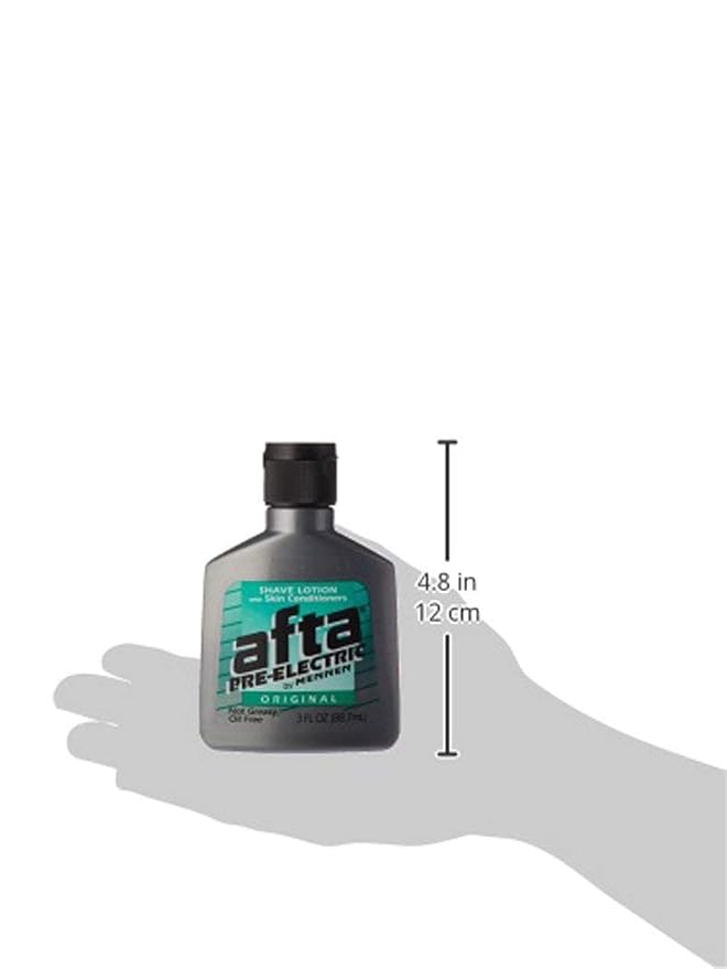 AFTA Shave Lotion with Skin Conditioners, Pre-Electric by Mennen, Original, Not Greasy, Oil Free, 3 FL OZ - 10 Pack