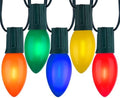 Minetom 200Ft Christmas Lights Outdoor, with 200 LED Matte Bulbs Multicolor