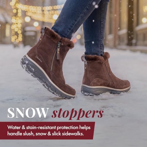 Skechers Women's Relaxed Fit Easy Going Cool Zip Boot