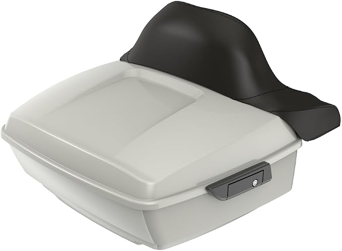 Advanblack Road Glide Tour Trunk Pack Sand Dune King Tour Trunk Pack Luggage +Wrap-Around Backrest Pad for '97-'25 Harley Touring Road King Street Glide Electra Glide CVO models