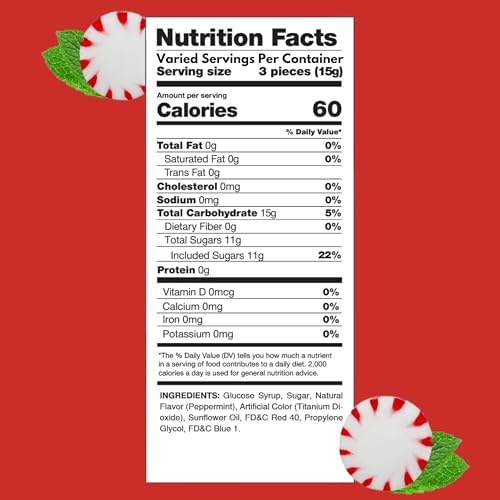 American Old Fashioned Peppermint Starlight Mints, 450+ Pieces, 96 Oz