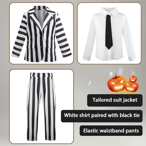 Kids Halloween Costume Boys Ghost Costume Movie Character Cosplay