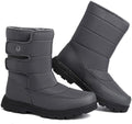 todaysunny Mens Snow Boots Waterproof Womens Winter Boots Fur Lined Warm Lightweight Mid-Calf Casual Outdoor Cold Weather Shoes Unisex