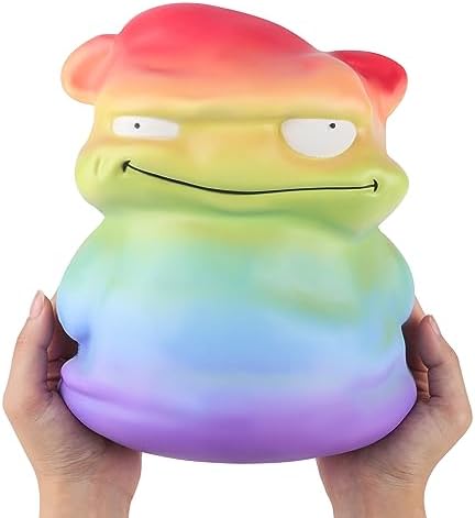 Anboor 9.9" Rainbow Monster Jumbo Squishies Toy Soft Slow Rising Scented