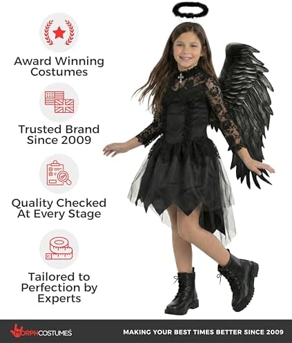 Morph, Angel Costume Girls, Halloween Costumes for Kids