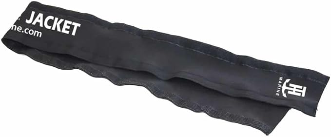 T-H Marine G‑Force Troll Jacket Cable Sleeve - 60" Neoprene Trolling Motor Wire Organizer, 2 mm Heavy‑Duty Wrap with Hook & Loop, Fits Most Bow‑Mount Setups, Protects & Bundles Cables