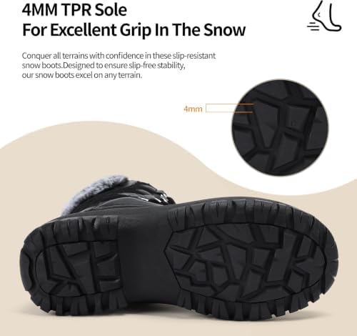 Women Winter Snow Boots | Waterproof Shell | Warm Duck Boots
