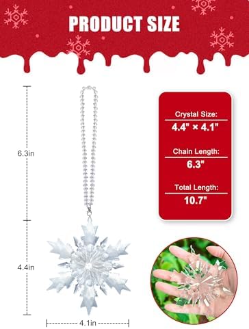 Crystal Snowflake Ornament