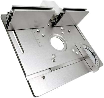 Router Table Insert Plate, Aluminum Alloy 2 in 1 Woodworking Bench Flip Board for Electric Routing Trimming Machine