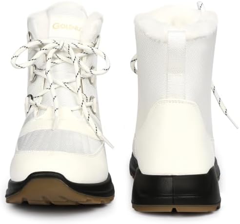 Women's Snow Ankle Boots Winter Lace-up Booties Warm Water Resistant 5.5-11