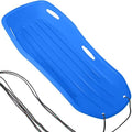 Snow Sled for Kids with 16.5ft Pull Rope & Handle - Cold-Resistant Plastic Toboggan Sled for Winter Downhill Fun - Stackable Lightweight Sled for Adults Outdoor Snow Play(25/36/48in)