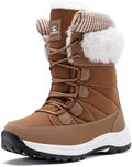 HOBIBEAR Women's Winter Snow Boots Waterproof Warm Mid Calf Lightweight