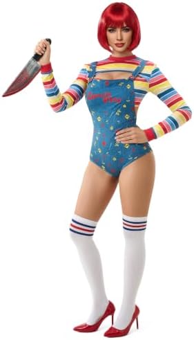 Spooktacular Creations Halloween Costume Adult Women Killer Doll Costume