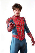 Halloween Costume Superhero Cosplay Bodysuit Spandex Jumpsuit Spider Bodysuit Mask 3D Style Cosplay Suit For Adult