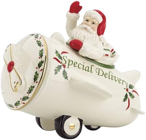 Lenox 863640 Holiday Airplane Cookie Jar