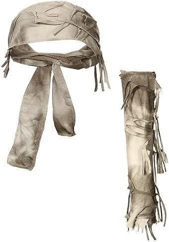 Toulite 5 Pcs Halloween Women Mummy Costume Cosplay Party