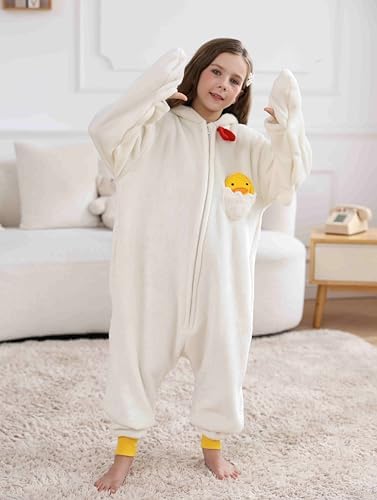 SimZoo Kids Animal Onesie Pajamas Halloween Costumes Cosplay 4-13Y