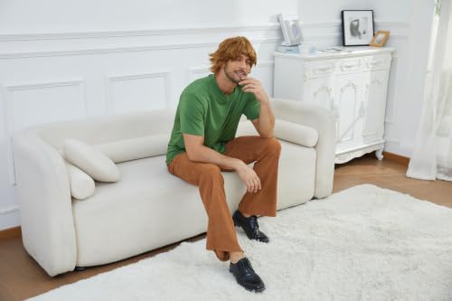 Adult Men's Halloween Costume 60s 70s Vintage Retro Hippie Cosplay Set