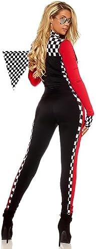 Forplay Women's Sexy Racer Costume - Race Car Driver Costume with Sunglasses