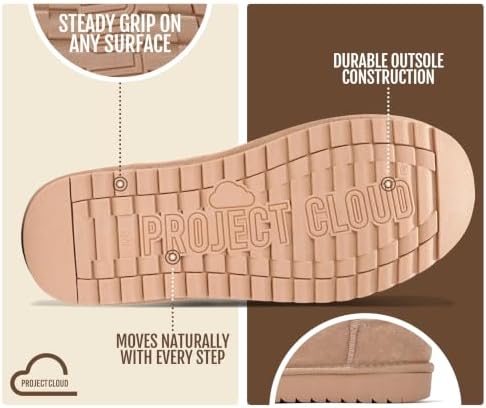 Project Cloud 100% Genuine Leather Womens Boots Ankle Boots for Women Shoes