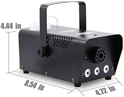 ATDAWN Fog Machine with Lights, Wireless Remote Control, Smoke Machine with 7 Colors Lights for Stage Party Effect, Halloween Wedding Special Event