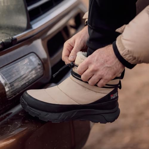 NORTIV 8 Men's Wide Winter Snow Boots Insulated Waterproof Outdoor
