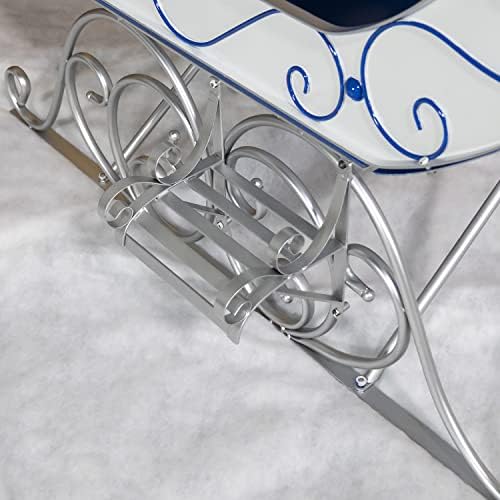 Zaer Ltd. Life-Size Christmas Outdoor Victorian Santa Sleigh, Commercial Christmas Decoration