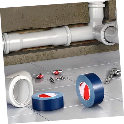 Heavy Duty Duct Tape 3 Rolls Blue Polyethylene Gauze Fiber