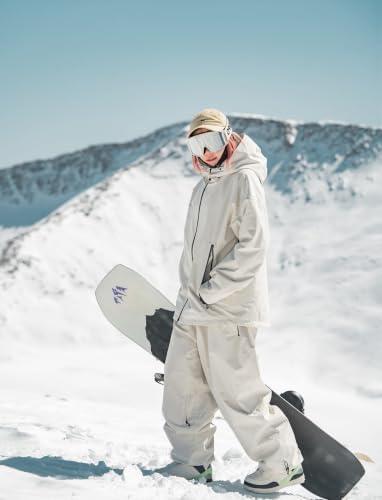 GSOU SNOW Mens Womens Baggy Snowboard Pants Loose Fit Ski Snow Pants