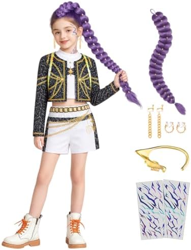 Pop Performer Costume Kids Girls Halloween Costumes Cosplay Outfit Set