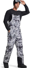 FREE SOLDIER Mens Snow Bibs Ski Snow Pants Softshell Ski Bib Overalls