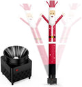 6FT Santa Claus Air Dancer Inflatable Waving Tube Man Set with Blower