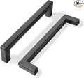 khtumeware 30 Pack 5 inch Center to Center Solid Black Cabinet Pulls Square Bar Drawer Handles Cabinet Handles Matte Black Drawer Pulls Kitchen Cabinet Hardware