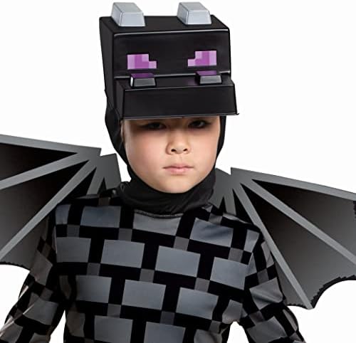 Minecraft Boys' Minecraft Ender Dragon Costume for Kids, Video Game Inspired Character Outfit