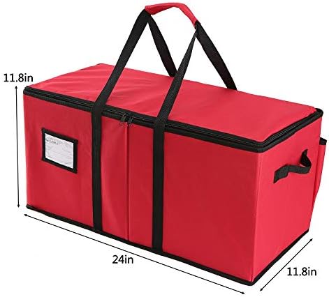 Sattiyrch Christmas Ornament Storage Box,Box Contributes Slots for 128 Holiday Ornaments 3-Inch